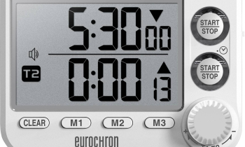 Eurochron EDT 8002 digitális visszaszámláló óra, időzítő (elemmel)